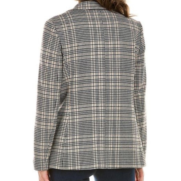 Like New J. McLaughlin Aubrey Houndstooth Plaid Blazer, size L - Picture 2 of 7